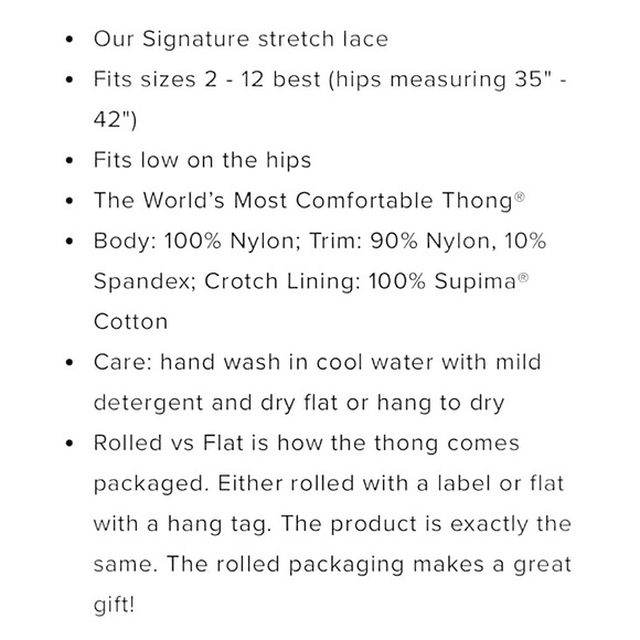 🆕 Hanky Panky Low Rise Signature Lace Thongs - Picture 3 of 5